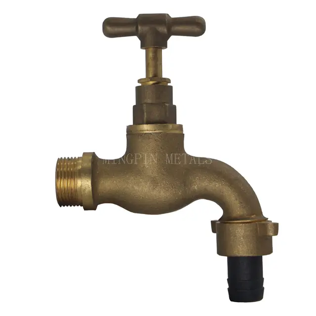 Brass Bibcock with Connector