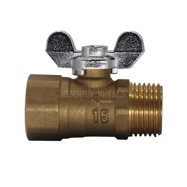 Brass Butterfly Ball Valve (FxM)