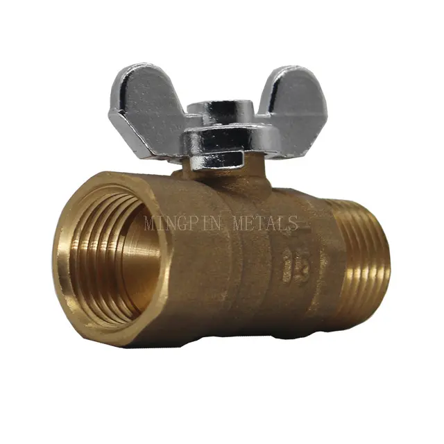 Brass Butterfly Ball Valve (FxM)