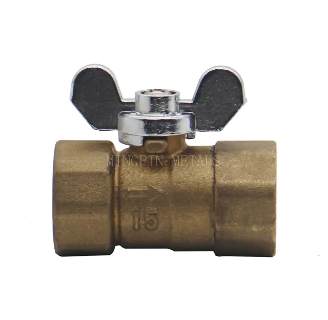 Brass Butterfly Ball Valve