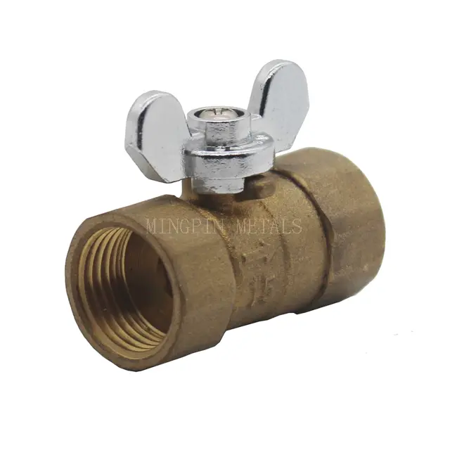 Brass Butterfly Ball Valve